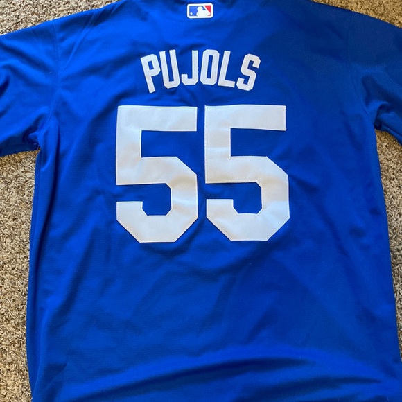 Los Dodgers PUJOLS 55 ユニフォームLサイズ日本未発売